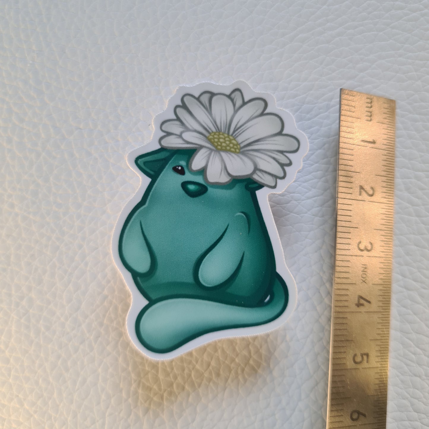 Bloob Katze Sticker - Gänseblümchen