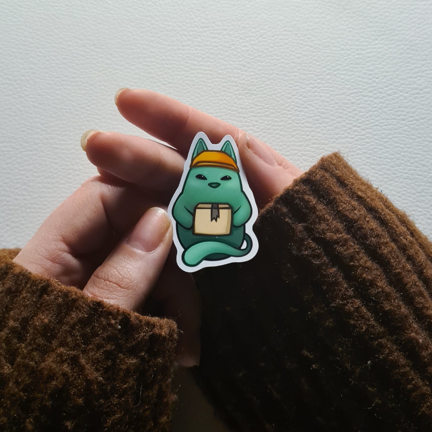 Bloob Katze Sticker - Postbote