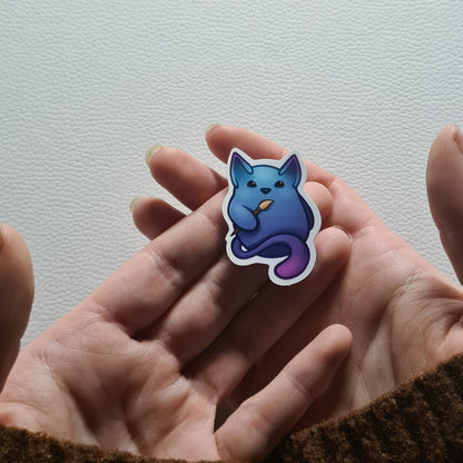 Bloob Katze Sticker - Künstler
