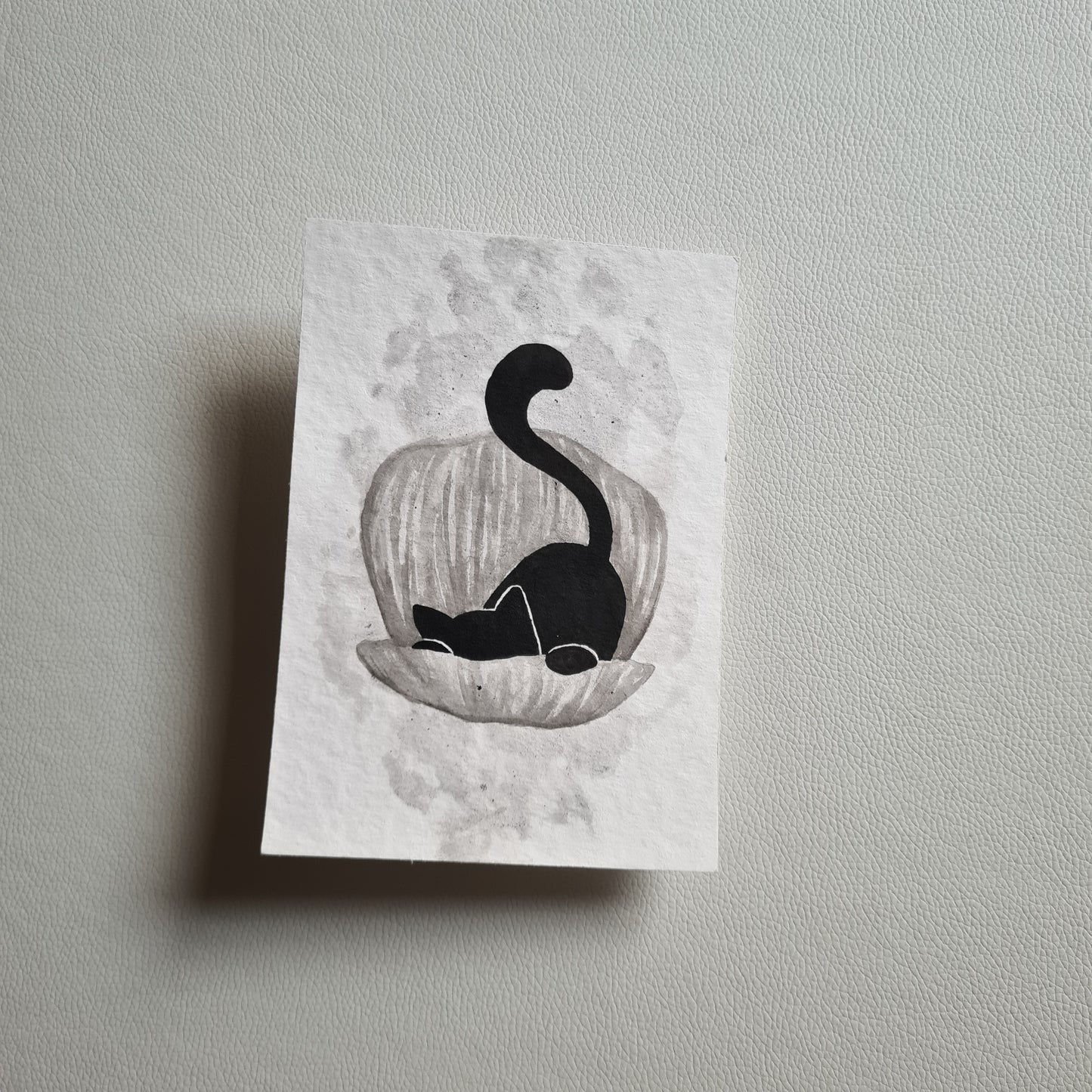 Original Ink Zeichnungen - Pearl Kitten