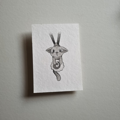 Original Ink Zeichnungen - Hochgenommene Köstlichkeit