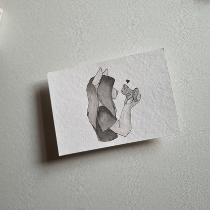 Original Ink Zeichnungen - Forgs & Paws