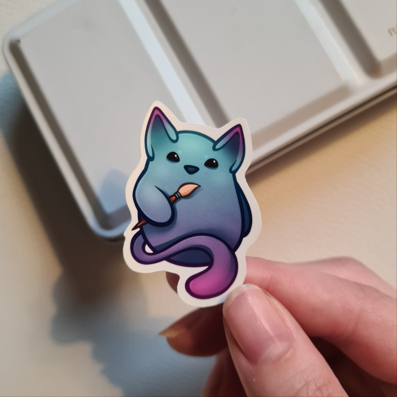 Bloob Katze Sticker - Künstler