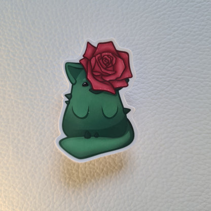 Bloob Katze Sticker -  Rose