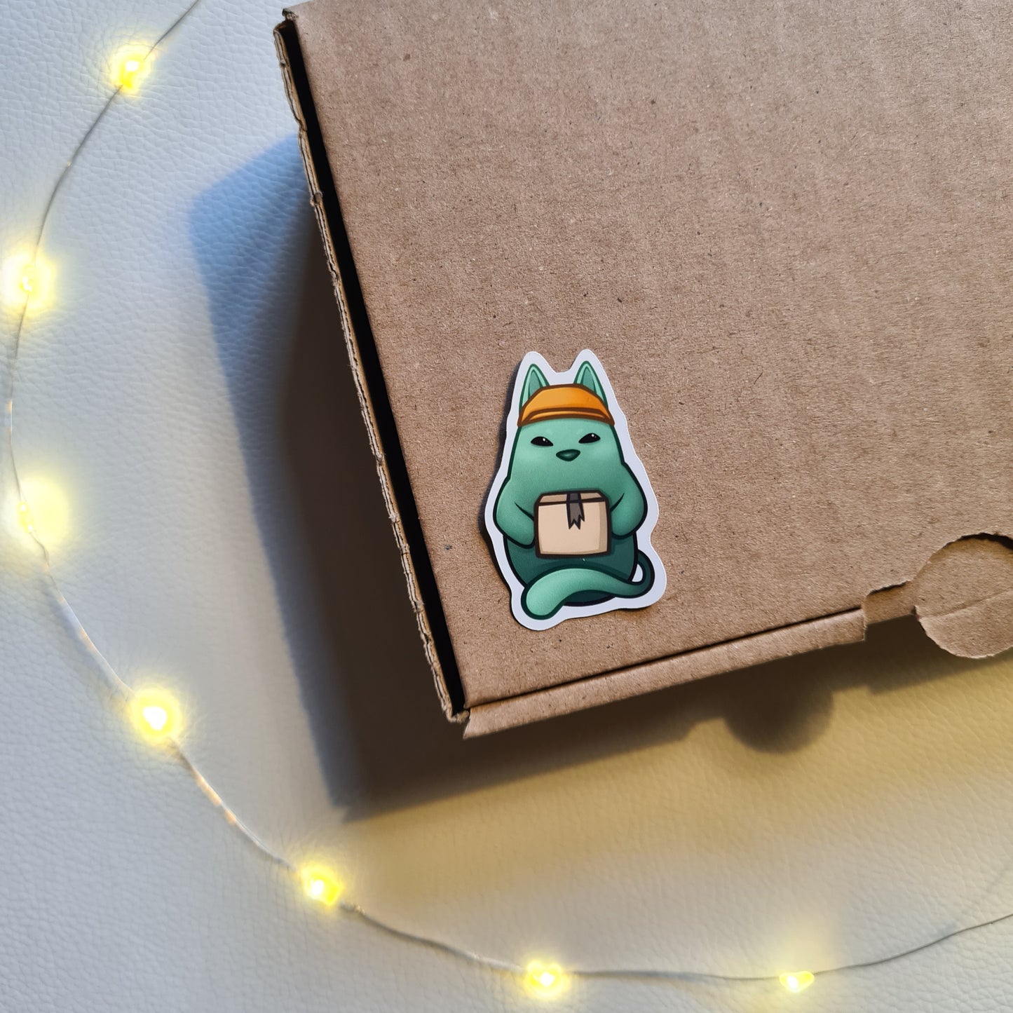 Bloob Katze Sticker - Postbote