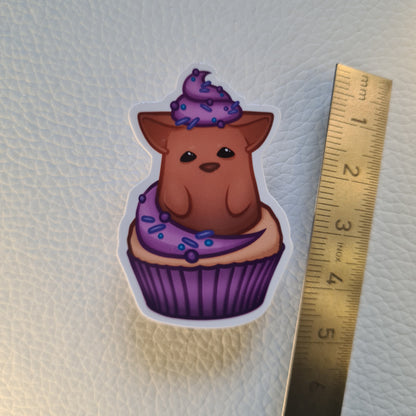 Bloob Katze Sticker - Cupcake