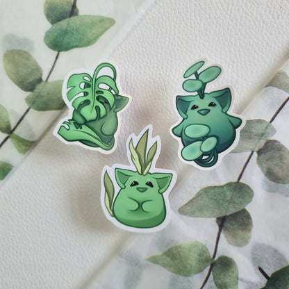 Sticker Paket - Pflanzen Bloob Katzen