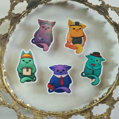 Sticker Paket - Alltagshelfer Bloob Katzen